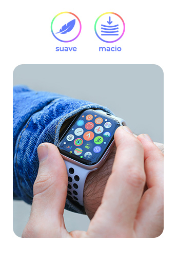 Pulseira de Silicone Sports no Apple Watch