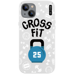 Capa Para iPhone 14 CrossFit Azul