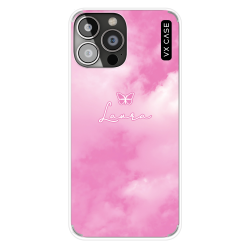 Capa Para iPhone 14 Pro Pink Clouds