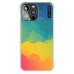 Capa Para iPhone 14 Pro Max Rainbow Abstract