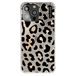 Capa Para iPhone 14 Pro Max Golden Leopard