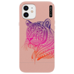 Capa Para iPhone 12 Mini Color Tiger