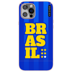 Capa Para iPhone 12 Brasil 6 Estrelas