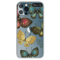 Capa Revo 16 Para iPhone 12 Vintage Butterfly