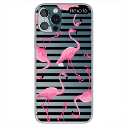 Capa Revo 16 Para iPhone 12 Flamingo Stripes