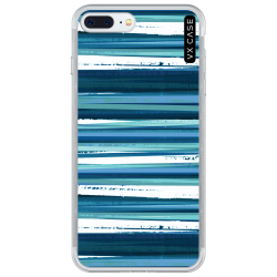 Capa Para iPhone 8 Plus Blue Stripes