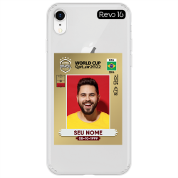 Capa Revo 16 Para iPhone XR World Cup Sticker Gold
