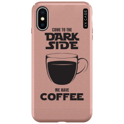 Capa Para iPhone X Coffee Side