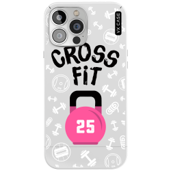 Capa Para iPhone 13 Pro Max CrossFit Rosa