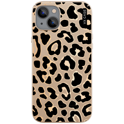Capa Para iPhone 13 Golden Leopard