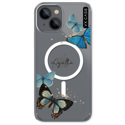 Capa Magsafe Para iPhone 13 Charming Butterflies